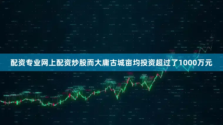 配资专业网上配资炒股而大庸古城亩均投资超过了1000万元